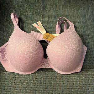 NWT Victoria’s Secret Pink 36C Push Up Bra Purple!!